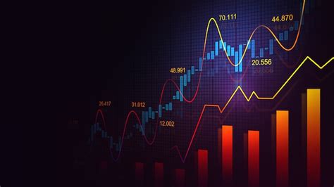 Stock Market Or Forex Trading Graph In Graphic Concept Photo Premium