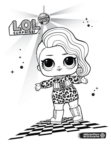 Lol Glitter Globe Coloring Pages L O L Surprise Glam Glitter Series