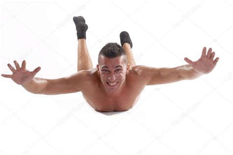 Young Man Falling Down Stock Photo By ©gustavoandrade 27017111