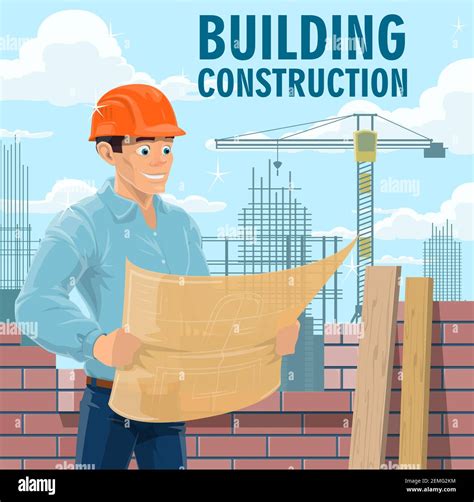 Building Construction Engineer Architect Or Contractor Engineer In