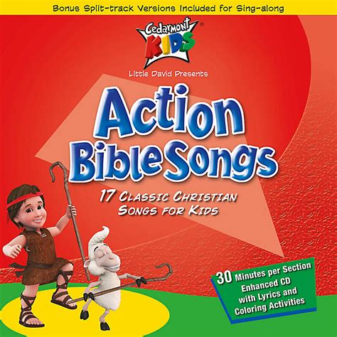Cedarmont Kids Action Bible Songs Cds Lifeway