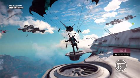 Just Cause 3 Sky Fortress Bavarium Wing Suit Combat Youtube