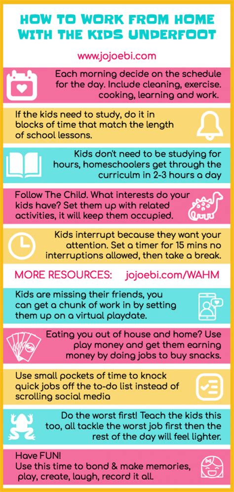 How To Homeschool And Work From Home Jojoebi