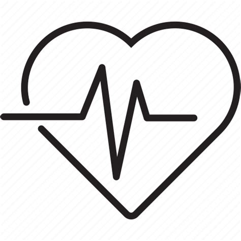 Cardiac Ecg Heart Heart Beat Medical Icon