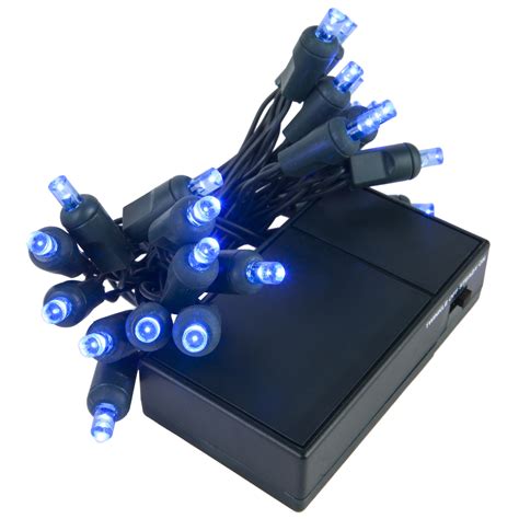 Battery Operated Lights 20 Blue Battery Operated 5mm Led Christmas