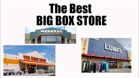 Big Box Stores Which One Do You Choose