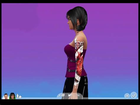Youre Forever Female Tattoo The Sims 4 Catalog