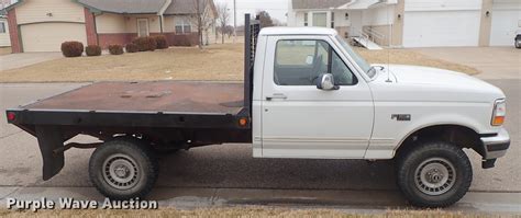 1996 Ford F150 Flatbed Pickup Truck In Haysville Ks Item Df8721 Sold