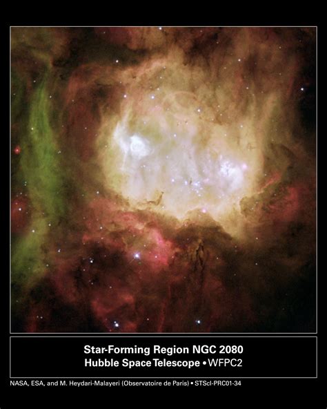 The Ghost Head Nebula Ngc 2080