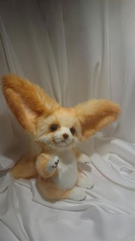 Fennec Fox Ooak Handmade Plush Teddy Toy By Анна Процких Tedsby