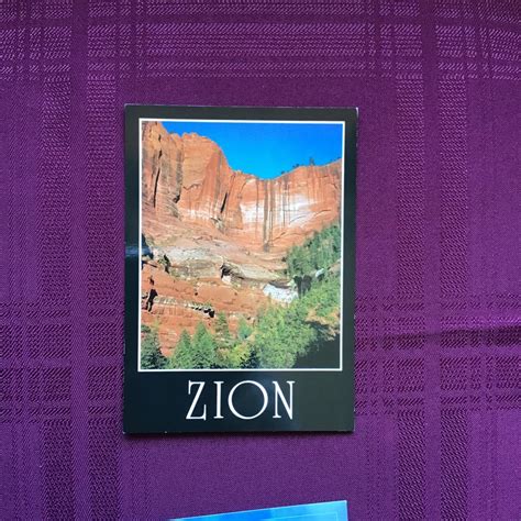 Vintage Zion National Park Postcards Pair Of Postcards And Etsy