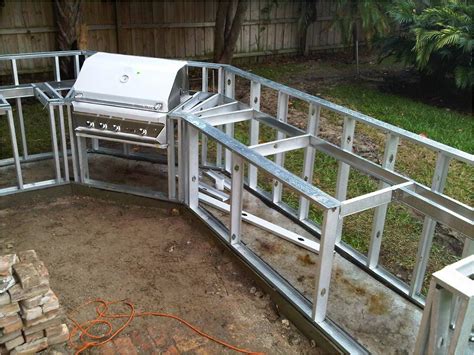 I made this outdoor kitchen island with diy concrete countertops and a steel and wood base for chef amanda haas and her fleet. Image result for diy outdoor barbeque islands | Outdoor ...