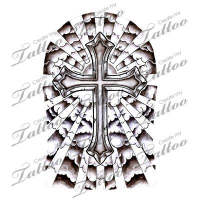 This is an excellent design to include in your selection of cloud tattoos for guys. Cross with Clouds and Sunrays Half Sleeve | tattoo ideas ...