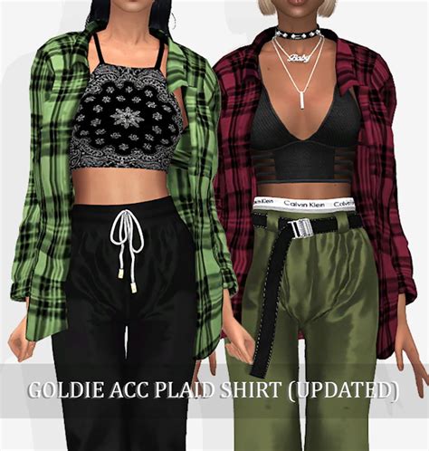 Sims 4 Flannel Shirt Cc The Best Sims 4 Shirts Mods Cc Snootysims