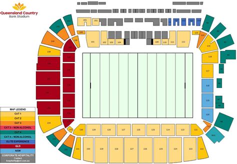 Suncorp Stadium Seating Plan Seat Numbers Suncorp Stadium Section 333