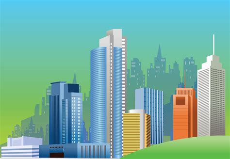 City Skyline Vector Graphics Vector Art And Graphics