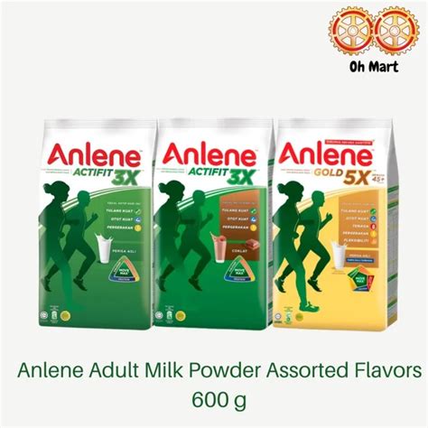 Spot Goods Anlene Actifit X High Calcium Adult Milk Powder Assorted