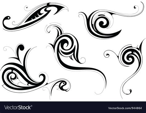 Abstract Swirls Royalty Free Vector Image Vectorstock