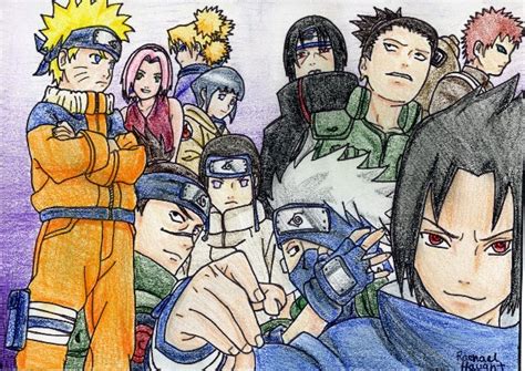 The Naruto Gang By Kawaiikimimaro Fanart Central