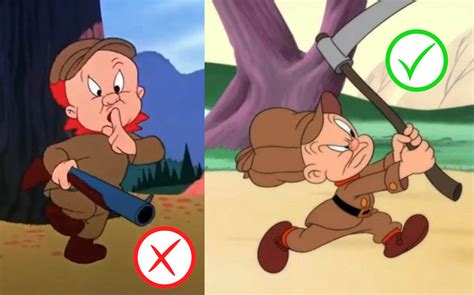 Elmer Fudd And Yosemite Sam Have Had Their Guns Confiscated Concealed