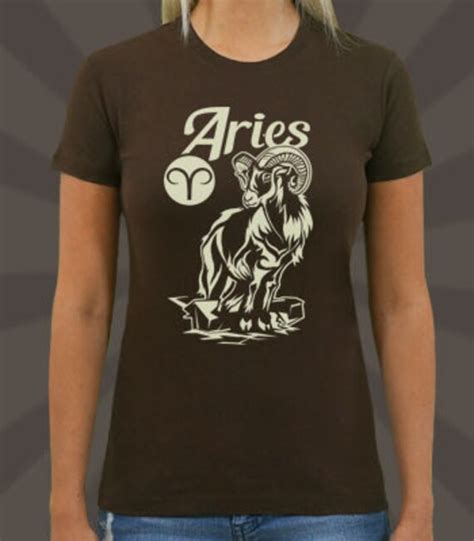 Aries Zodiac T Shirt Aries Shirt Astrology Shirt Horoscope