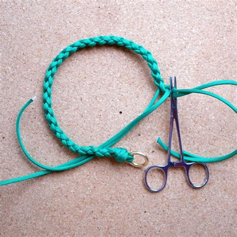 Each collar includes 2 rings — one to attach a leash and one for your dog's tags. Choker dog collar, 550 paracord,4 strand round braid (With images) | Paracord dog leash, 4 ...
