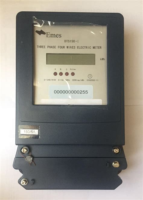 How to read an electronic meter. EMES 3 Phase 5A (Programmable) Actua (end 11/5/2018 5:15 PM)