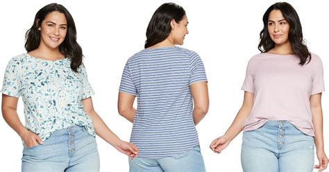 Womens Plus Size Tees Only 559 At Kohls Reg 16 Daily Deals