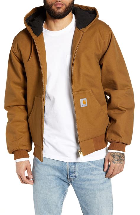 Lyst Carhartt Wip Active Canvas Hooded Jacket For Men