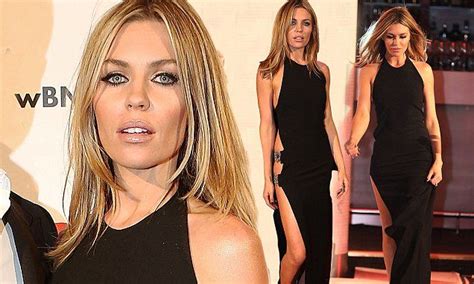 Abbey Clancy Shows Off Her Amazing Figure In Racy Split Dress Abbey Clancy Split Dress Racy