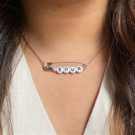 These Necklaces Are Inspired By Olivia Rodrigos Album Sour Made