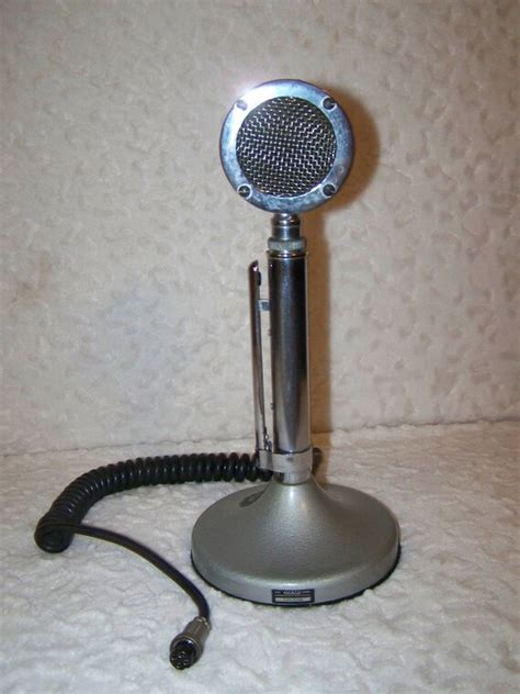 Vintage Astatic Model D 104 Microphone With T Ug8 Stand For Cb