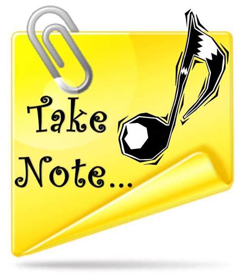 Note Taking Clip Art Cliparts