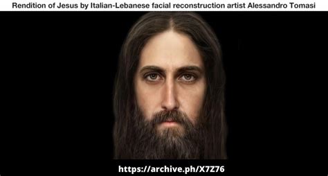 Facial Reconstruction Depiction Of Jesus Christ Catholicsolidarity