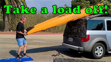 How To Load A Heavy Kayak Youtube