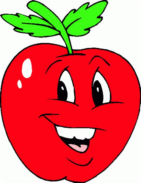 Free Smilling Apple Clipart Wikiclipart