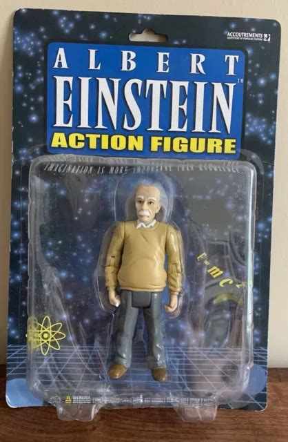 New Albert Einstein Action Figure Accoutrements Genius Figurine 5” Free
