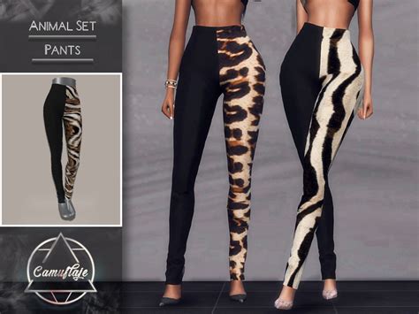 Animal Set Pants By Camuflaje At Tsr Sims 4 Updates