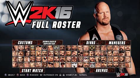 Wwe 2k16 Roster Raw