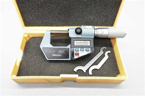 Mitutoyo Digital Electronic Micrometer 0 1″ 00005 Tool Exchange
