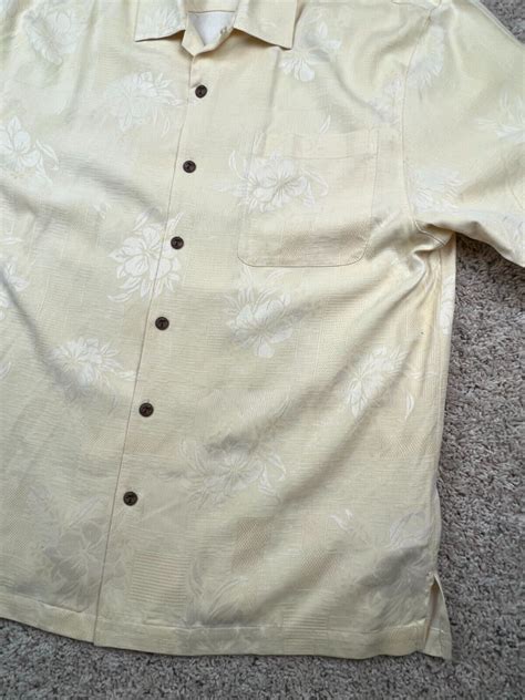 Jamaica Jaxx Hawaiian Camp Shirt Silk Short Sleeve Button Up Size