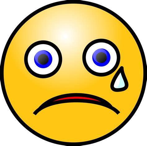 Don't cry over speed milk. Clipart - Emoticons: Crying face