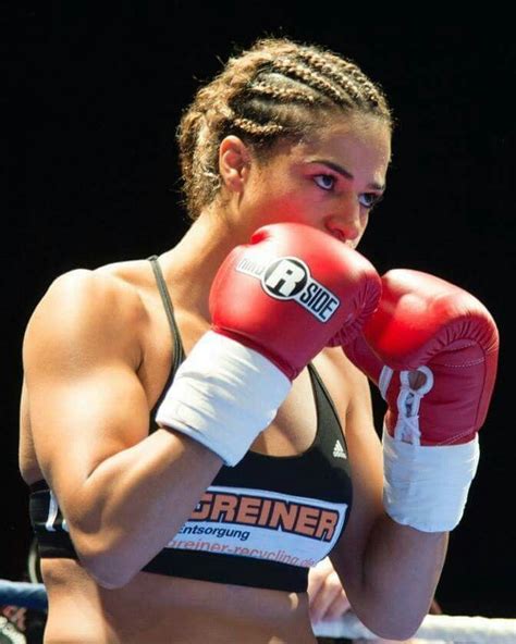 Up The Gloves Beautiful Athletes Boxing Girl Muscle Girls