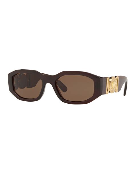 Versace Mens Geometric Propionate Sunglasses Neiman Marcus