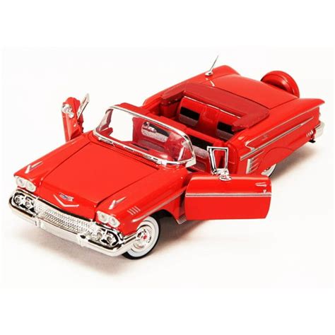 1958 Chevrolet Impala Convertible Red Motormax Premium American