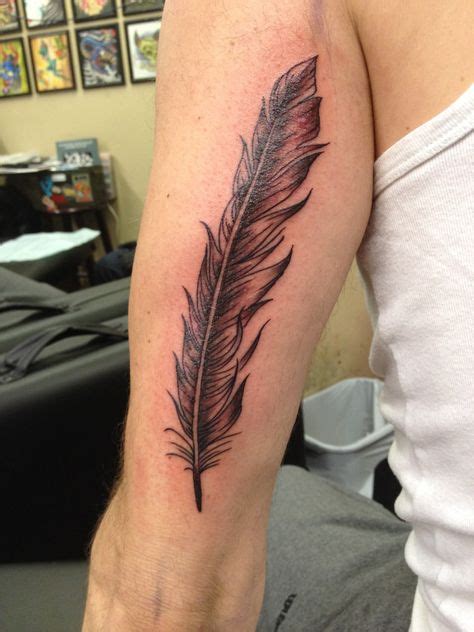 My Tattoo 1 Raven Feather Feather Tattoos Feather Tattoo Design