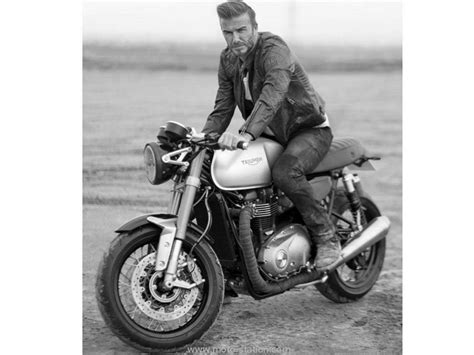 Triumph La Bonneville 2016 Dévoilée Par David Beckham Moto Station