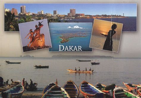 A Journey Of Postcards Dakar Capital Of Senegal