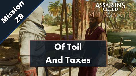 Assassin S Creed Mirage Mission Of Toil And Taxes Urlegacy