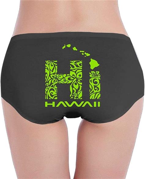 Jjkkfg H Hawaiian Islands Tribal Hi Hawaii Womens Breathable Underwears